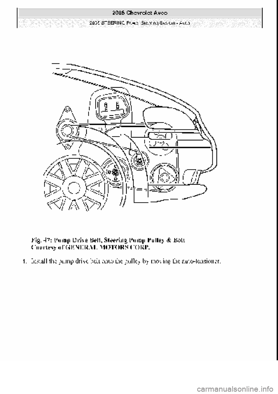 CHEVROLET AVEO 2002 Service Repair Manual CHEVROLET AVEO 2002 Service Repair Manual