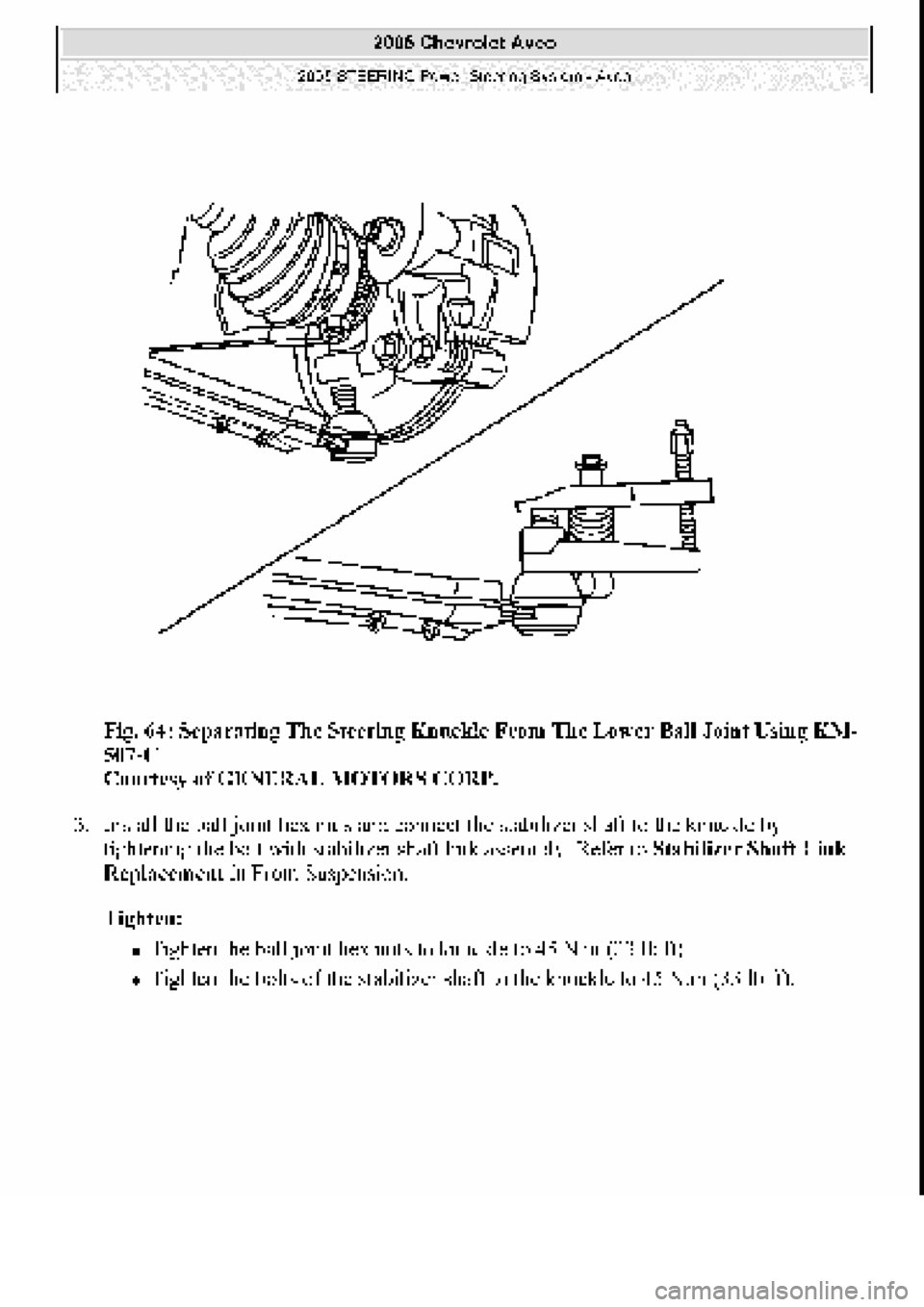 CHEVROLET AVEO 2002 Service Repair Manual CHEVROLET AVEO 2002 Service Repair Manual