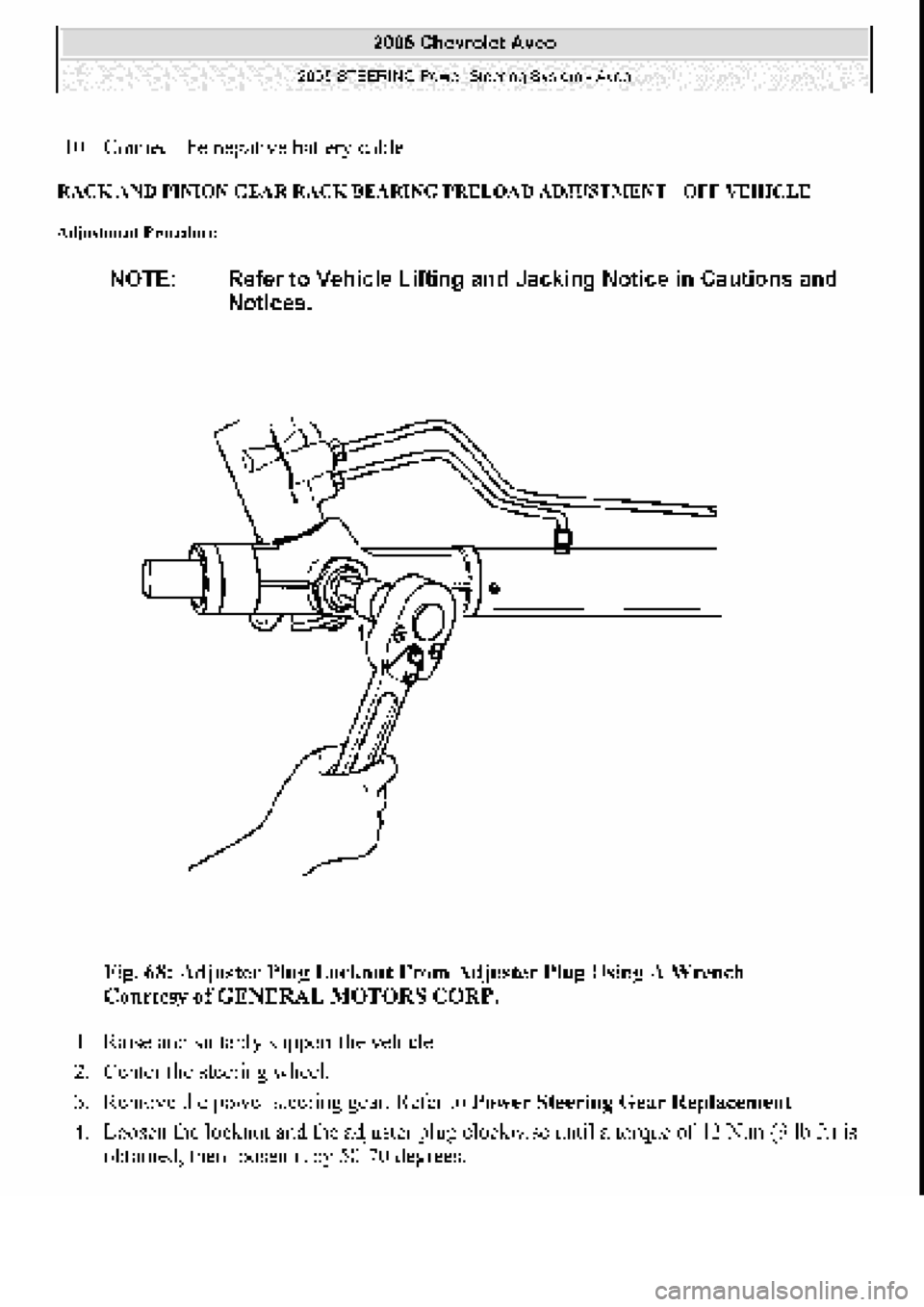 CHEVROLET AVEO 2002 Service Repair Manual CHEVROLET AVEO 2002 Service Repair Manual