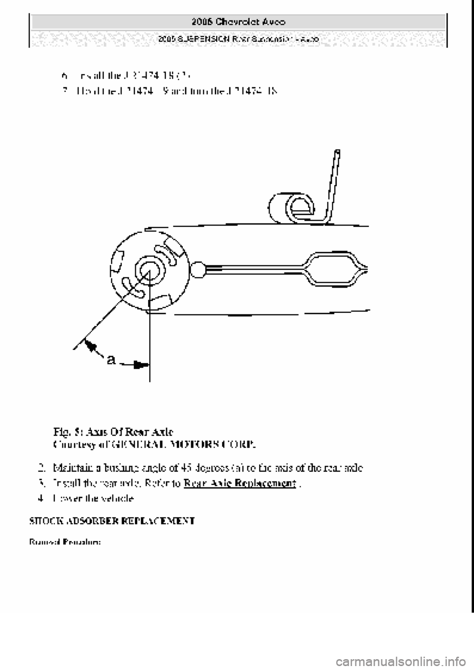 CHEVROLET AVEO 2002 Service Repair Manual CHEVROLET AVEO 2002 Service Repair Manual