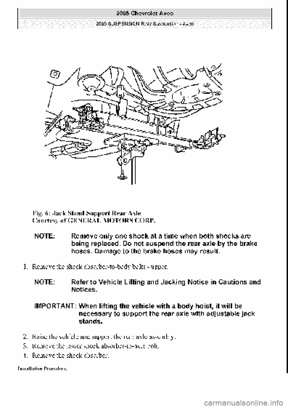 CHEVROLET AVEO 2002 Service Repair Manual CHEVROLET AVEO 2002 Service Repair Manual