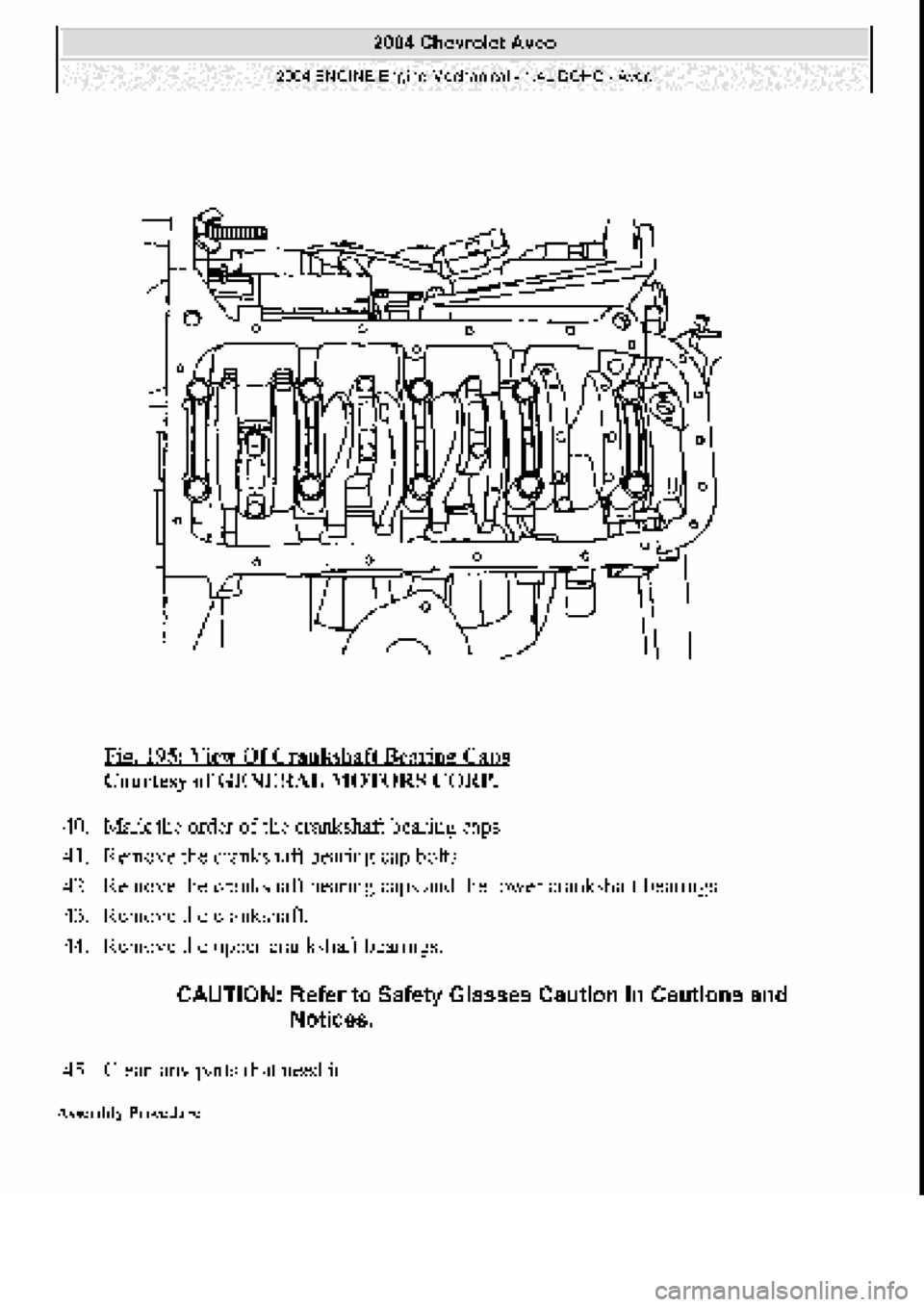 CHEVROLET AVEO 2002 Service Repair Manual CHEVROLET AVEO 2002 Service Repair Manual