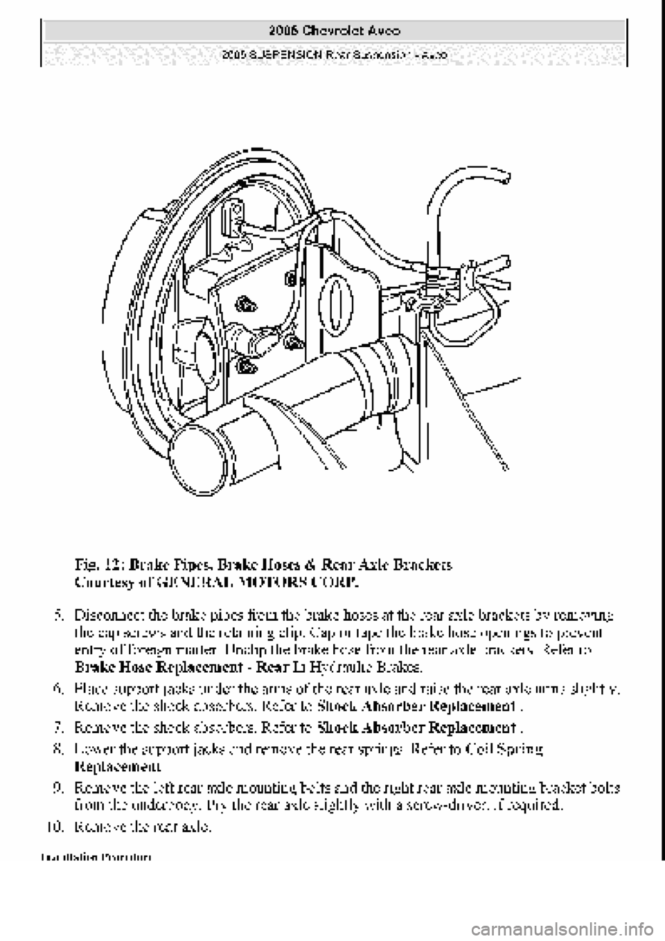 CHEVROLET AVEO 2002 Service Repair Manual CHEVROLET AVEO 2002 Service Repair Manual