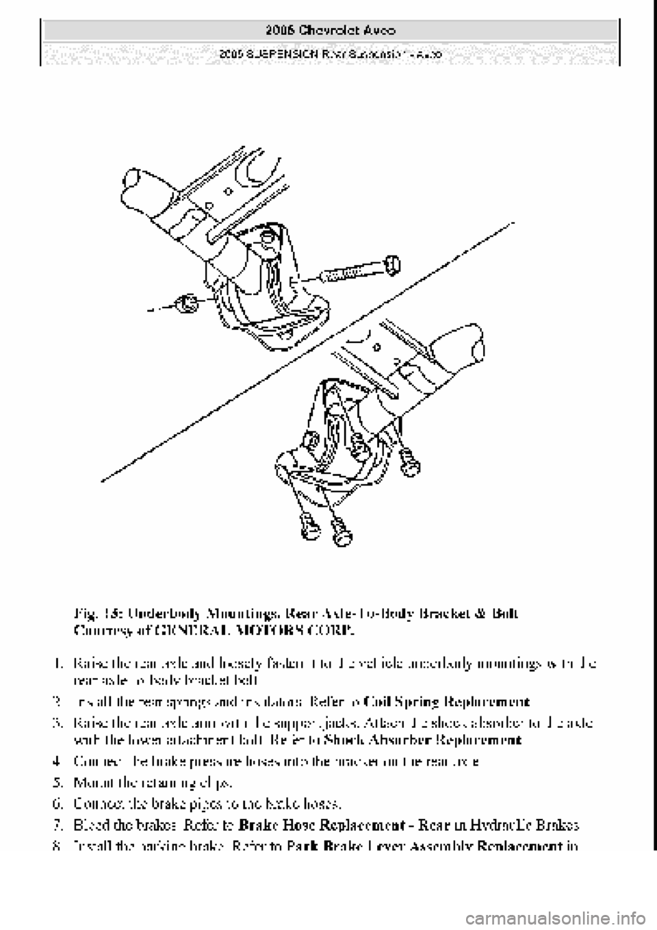 CHEVROLET AVEO 2002 Service Repair Manual CHEVROLET AVEO 2002 Service Repair Manual