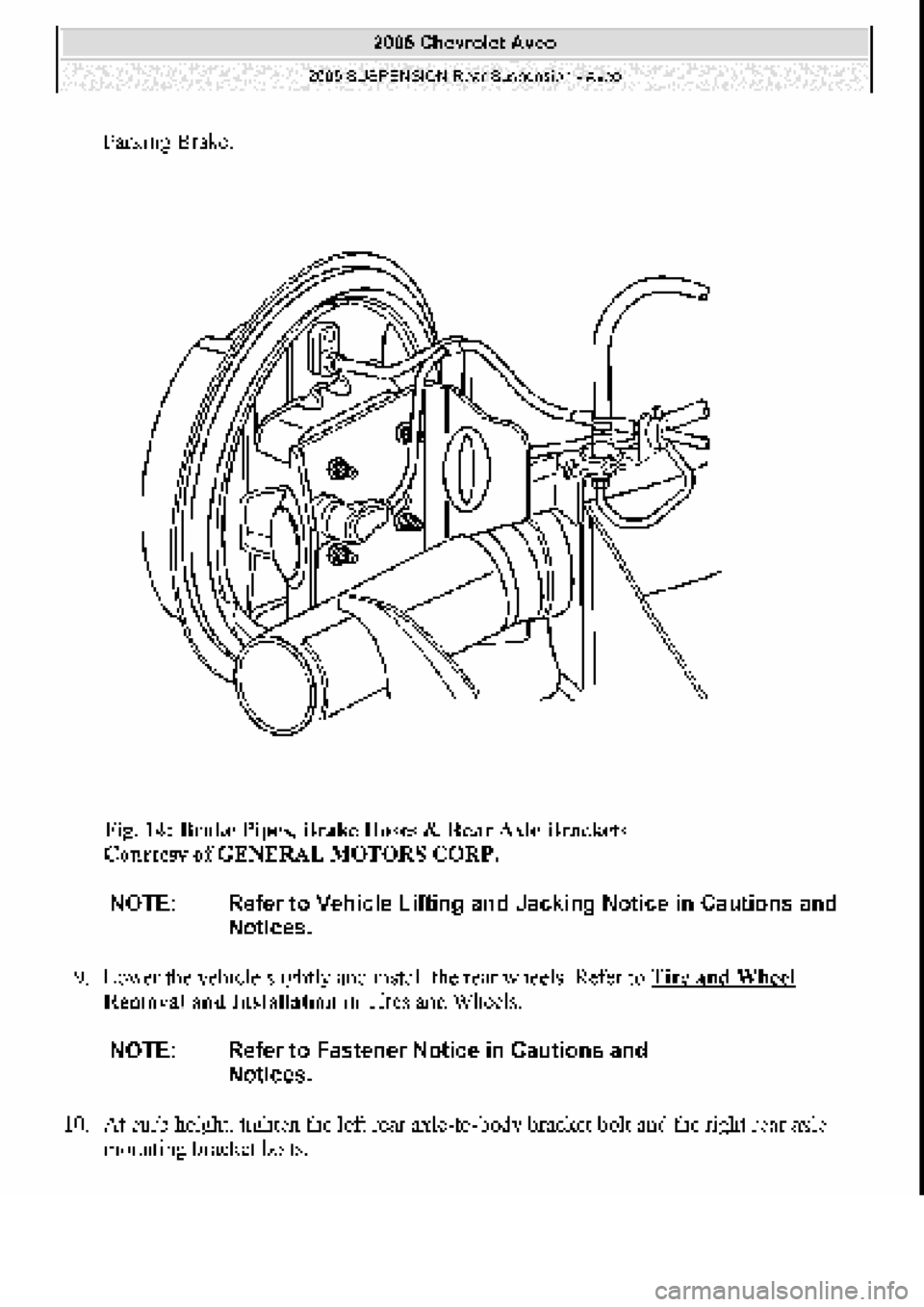 CHEVROLET AVEO 2002 Service Repair Manual CHEVROLET AVEO 2002 Service Repair Manual