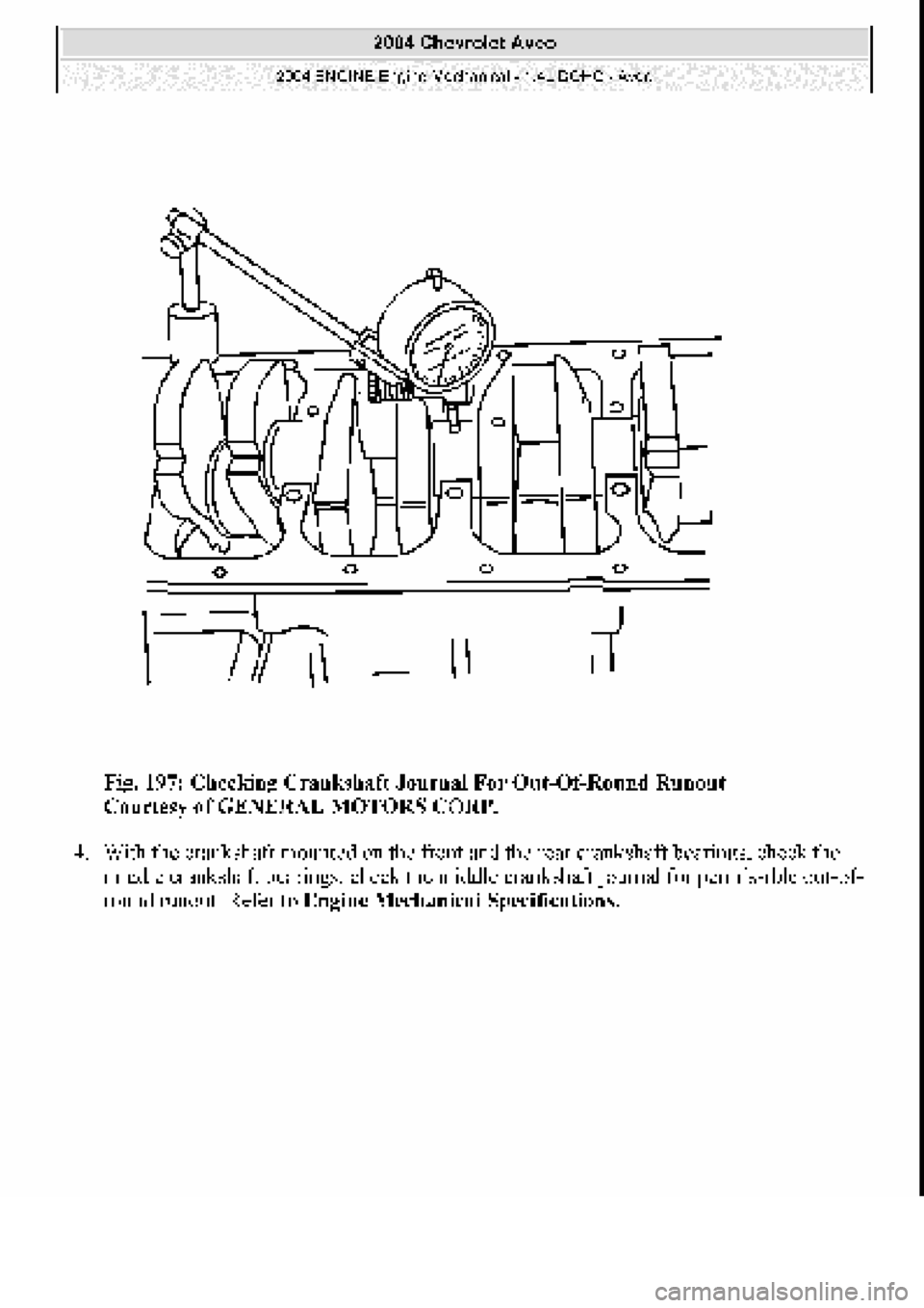 CHEVROLET AVEO 2002 Service Repair Manual CHEVROLET AVEO 2002 Service Repair Manual