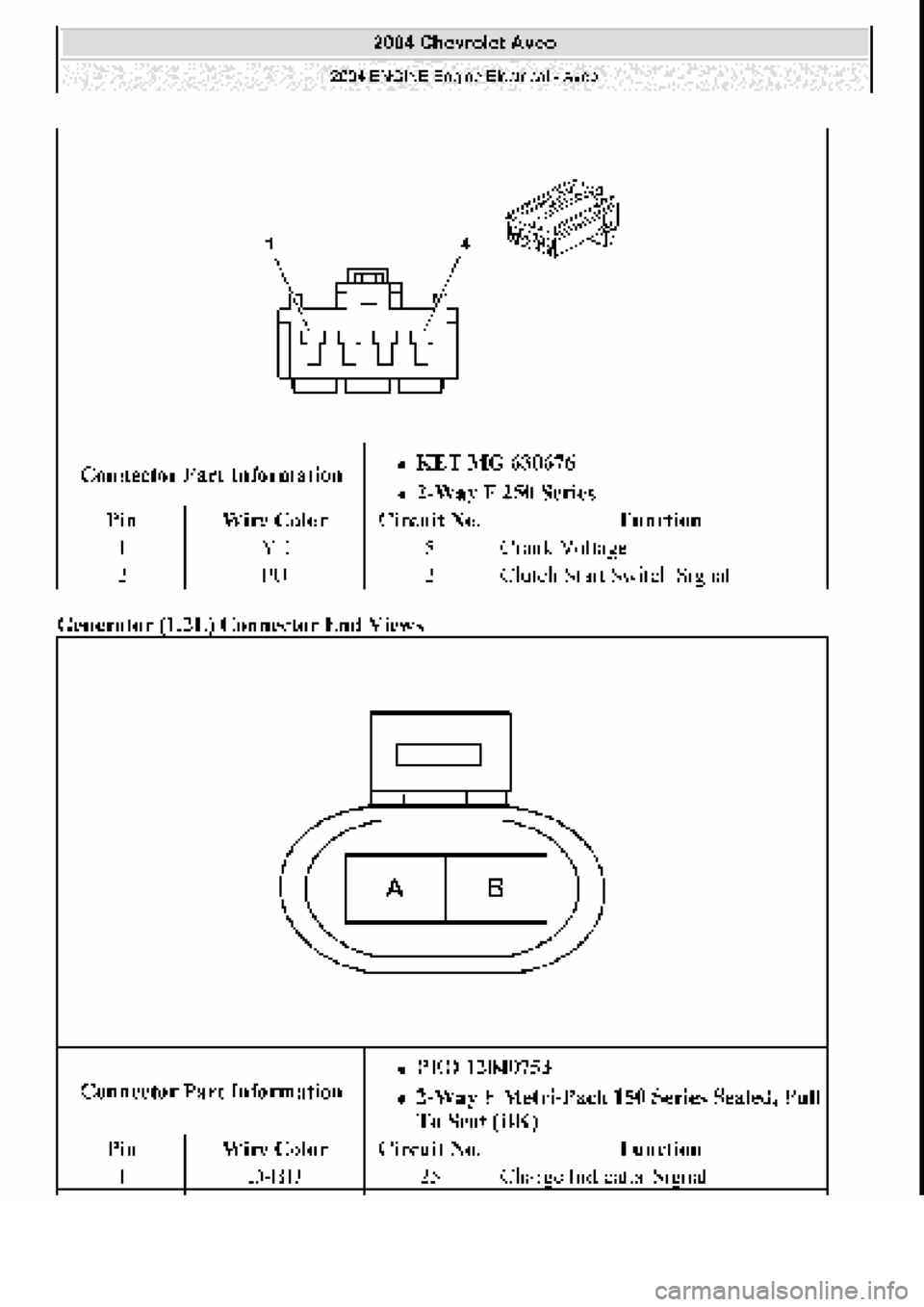 CHEVROLET AVEO 2002 Service Repair Manual CHEVROLET AVEO 2002 Service Repair Manual