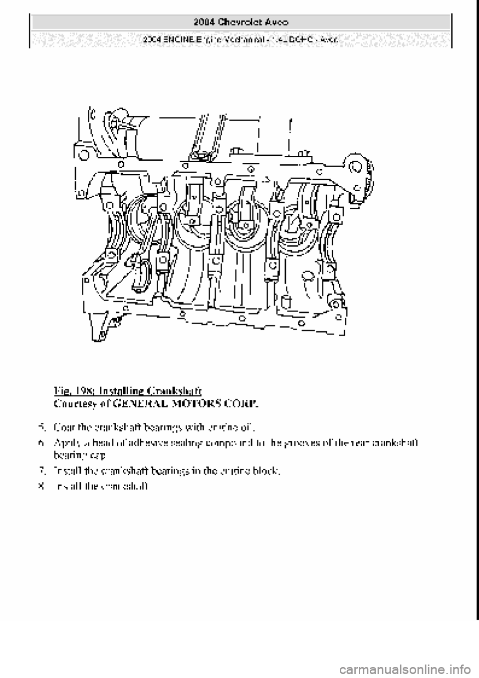 CHEVROLET AVEO 2002 Service Repair Manual CHEVROLET AVEO 2002 Service Repair Manual