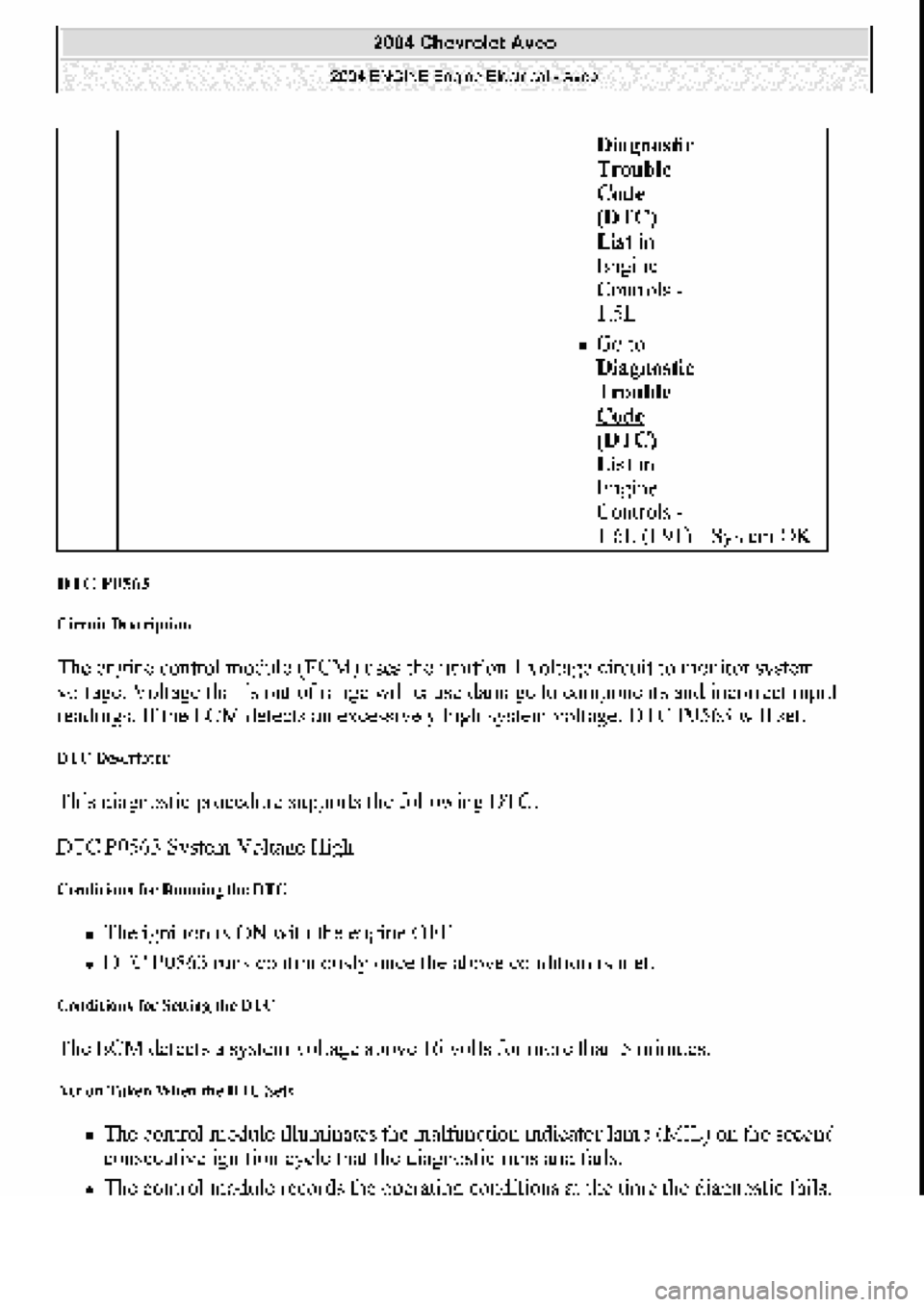 CHEVROLET AVEO 2002 Service Repair Manual CHEVROLET AVEO 2002 Service Repair Manual