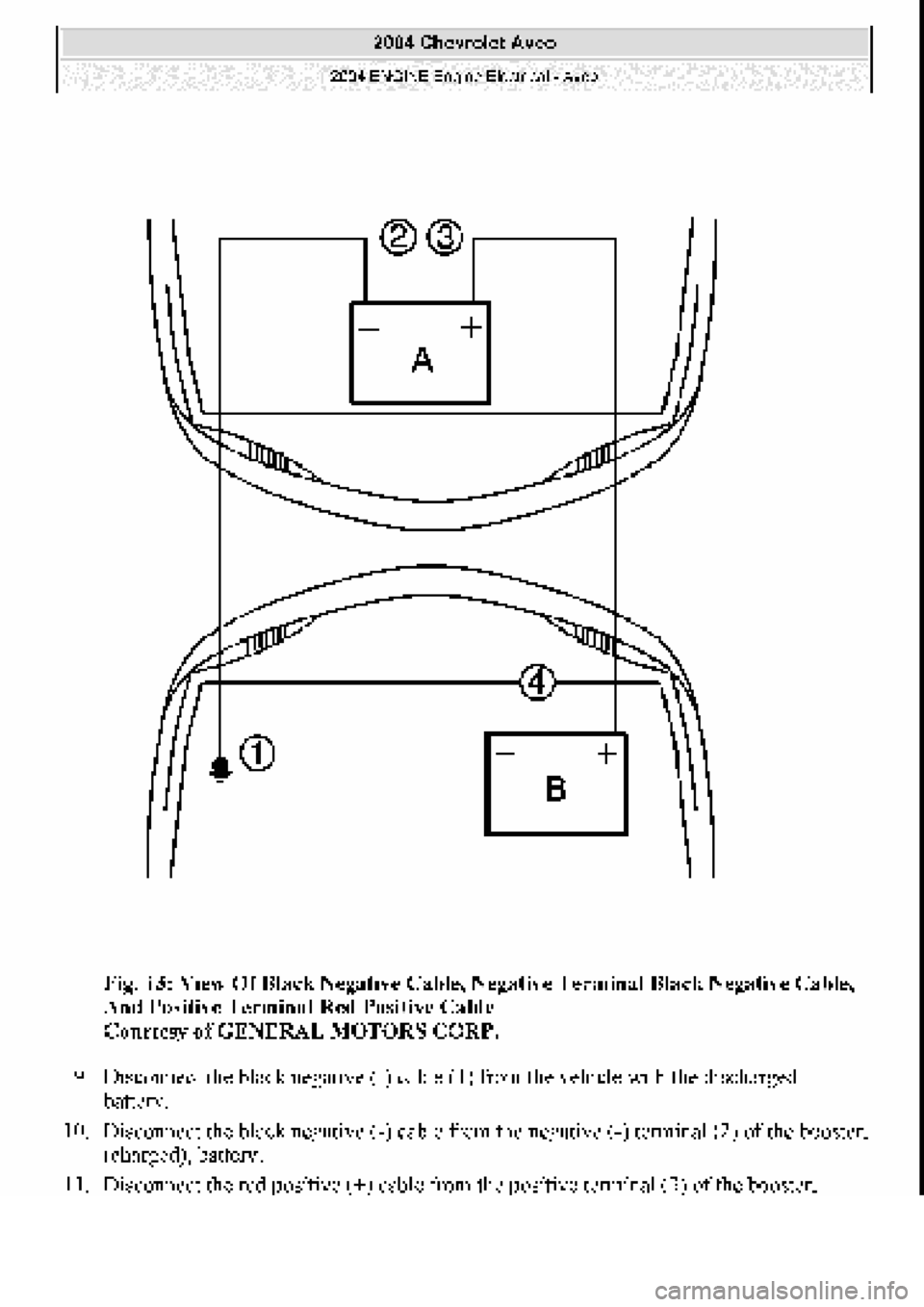 CHEVROLET AVEO 2002  Service Repair Manual 