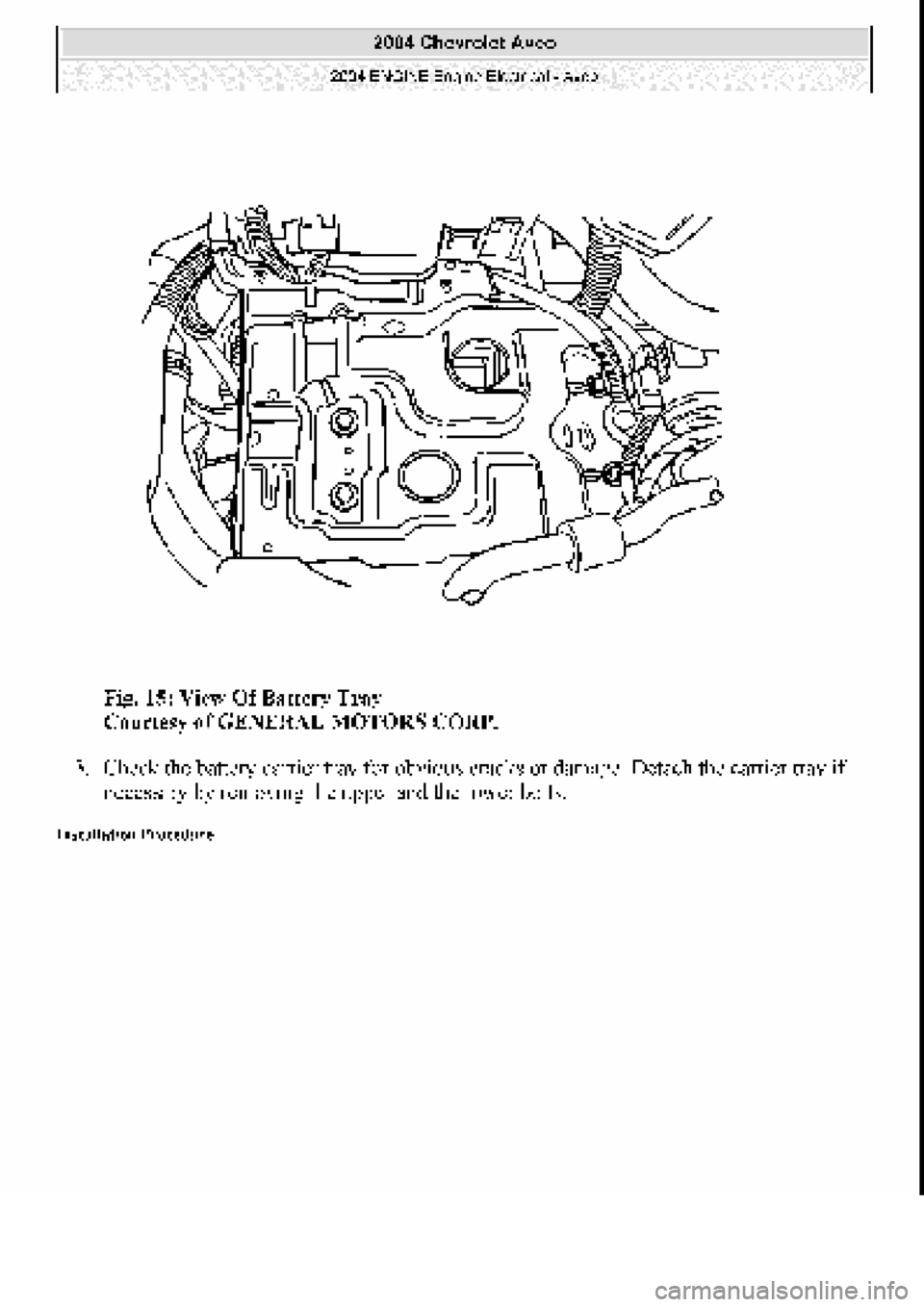 CHEVROLET AVEO 2002  Service Repair Manual 