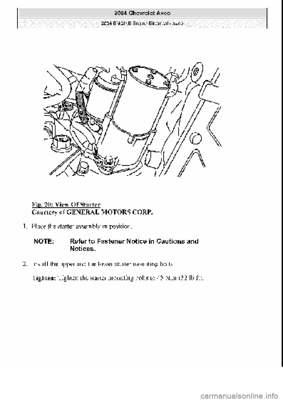 CHEVROLET AVEO 2002 Service Repair Manual CHEVROLET AVEO 2002 Service Repair Manual