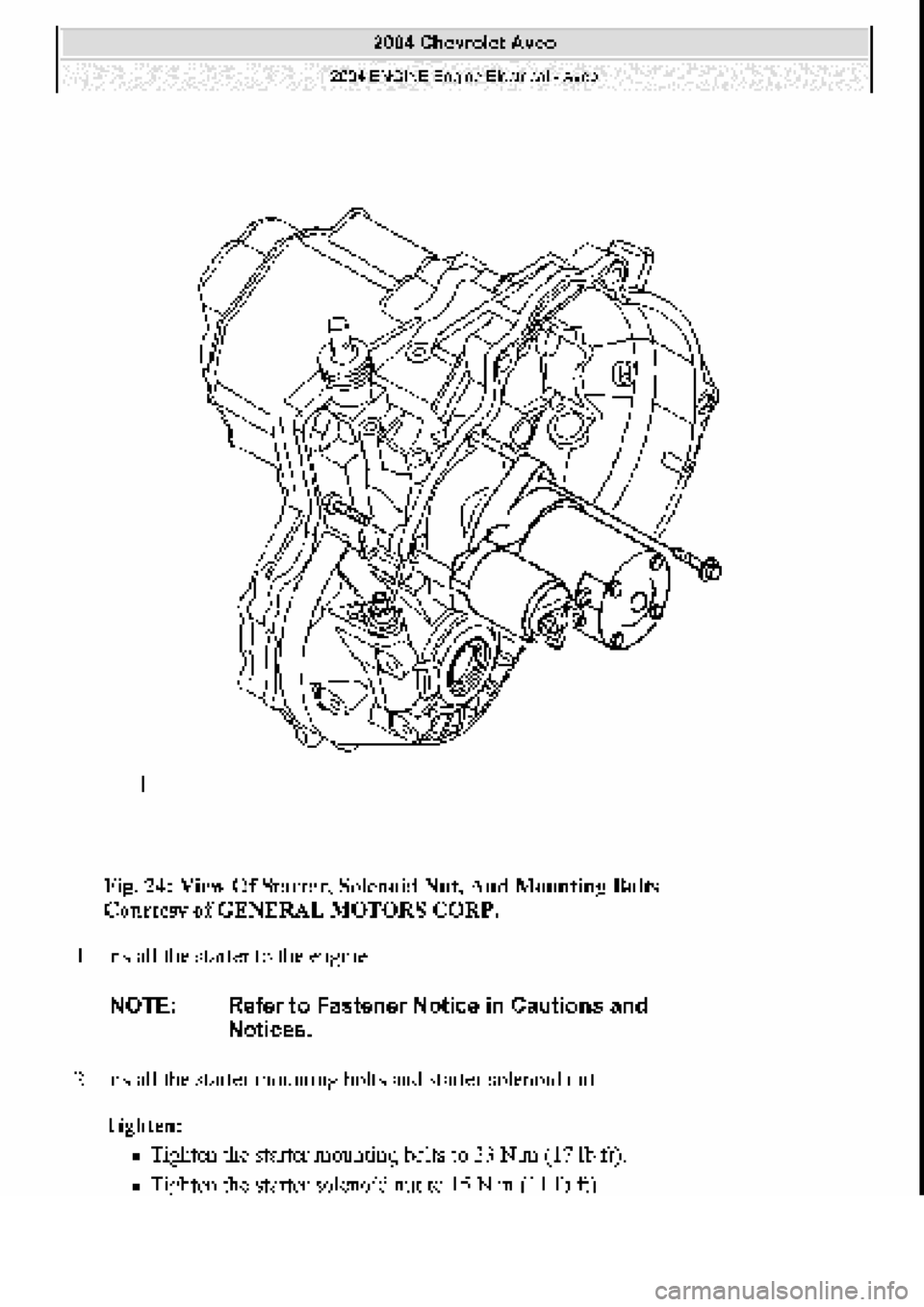 CHEVROLET AVEO 2002 Service Repair Manual CHEVROLET AVEO 2002 Service Repair Manual