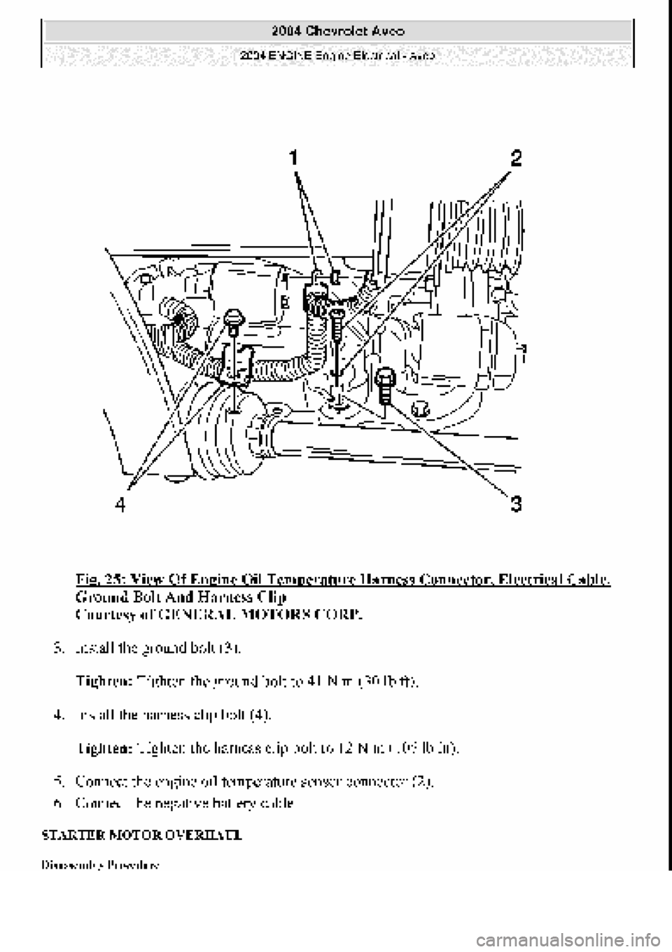 CHEVROLET AVEO 2002 Service Repair Manual CHEVROLET AVEO 2002 Service Repair Manual