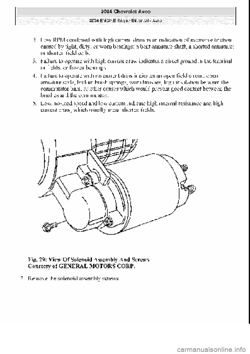 CHEVROLET AVEO 2002 Service Repair Manual CHEVROLET AVEO 2002 Service Repair Manual