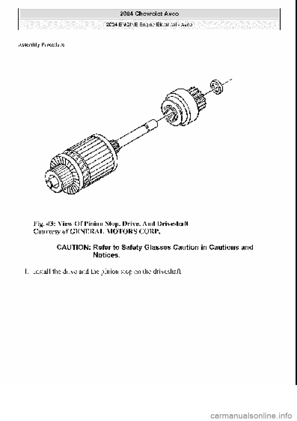 CHEVROLET AVEO 2002 Service Repair Manual CHEVROLET AVEO 2002 Service Repair Manual