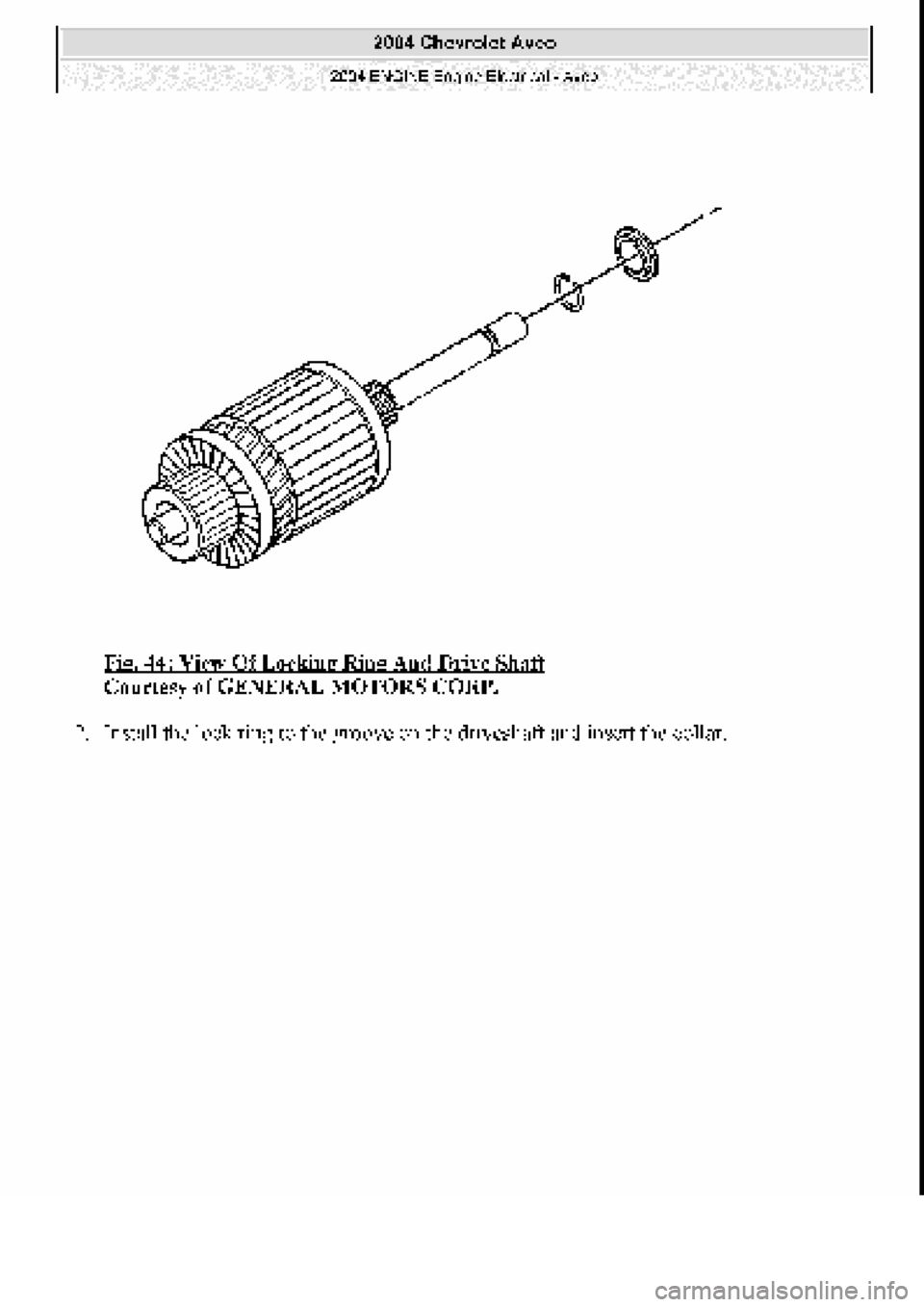 CHEVROLET AVEO 2002 Service Repair Manual CHEVROLET AVEO 2002 Service Repair Manual