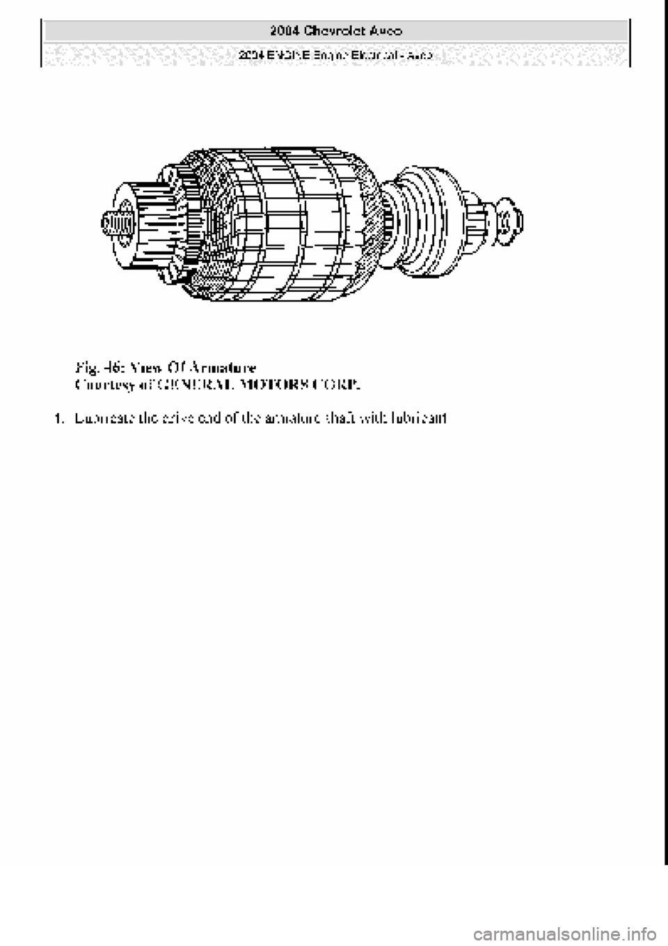 CHEVROLET AVEO 2002 Service Repair Manual CHEVROLET AVEO 2002 Service Repair Manual