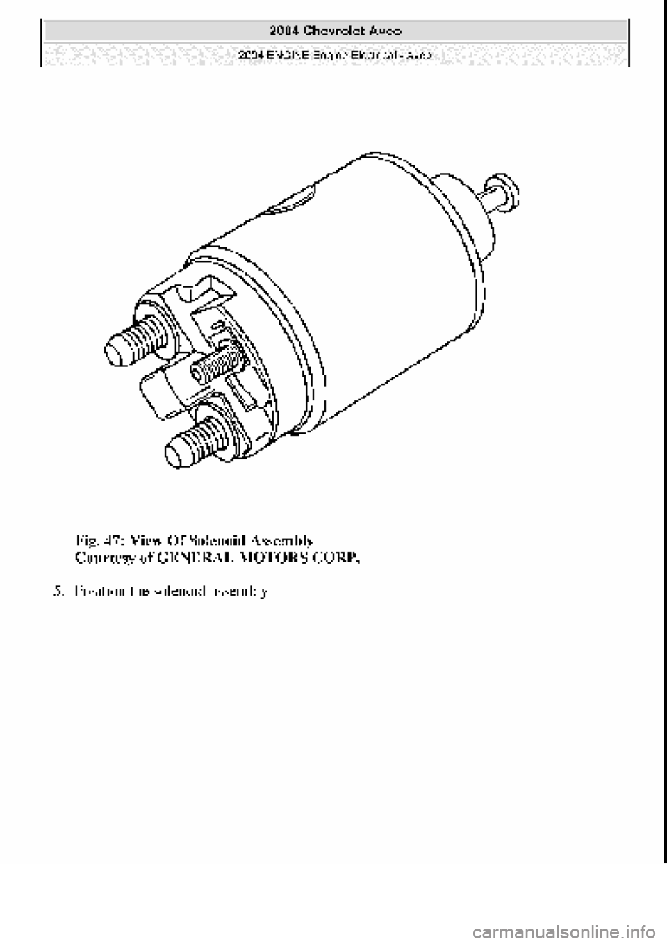 CHEVROLET AVEO 2002 Service Repair Manual CHEVROLET AVEO 2002 Service Repair Manual