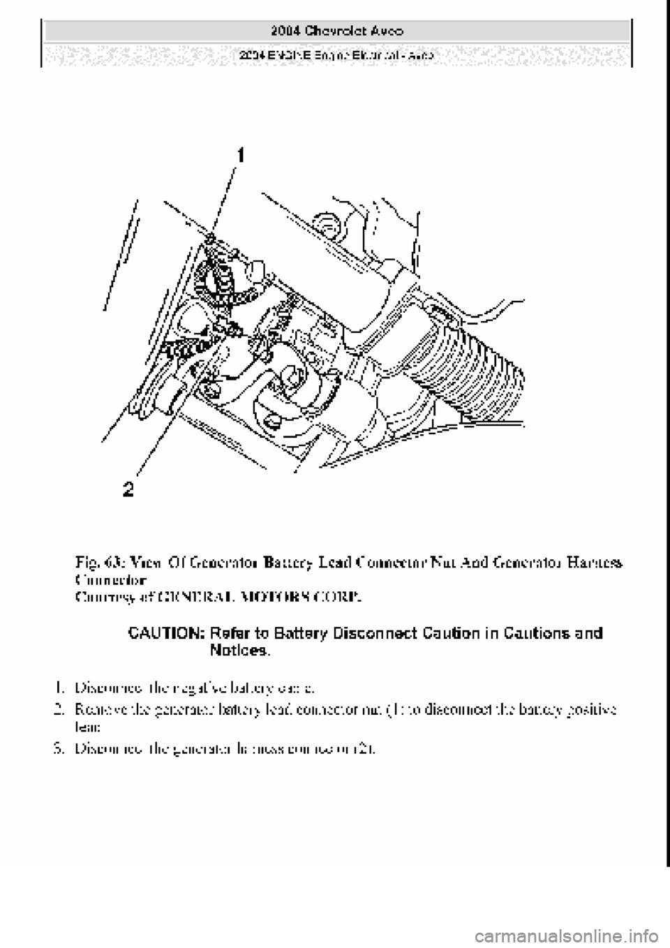 CHEVROLET AVEO 2002 Service Repair Manual CHEVROLET AVEO 2002 Service Repair Manual