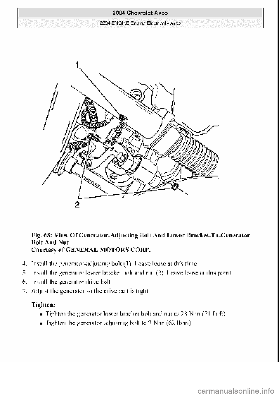 CHEVROLET AVEO 2002 Service Repair Manual CHEVROLET AVEO 2002 Service Repair Manual