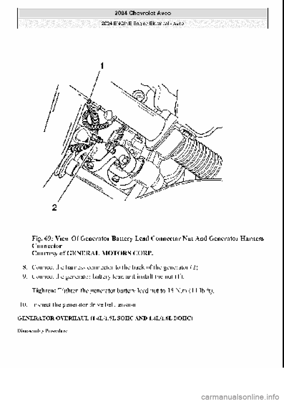 CHEVROLET AVEO 2002 Service Repair Manual CHEVROLET AVEO 2002 Service Repair Manual