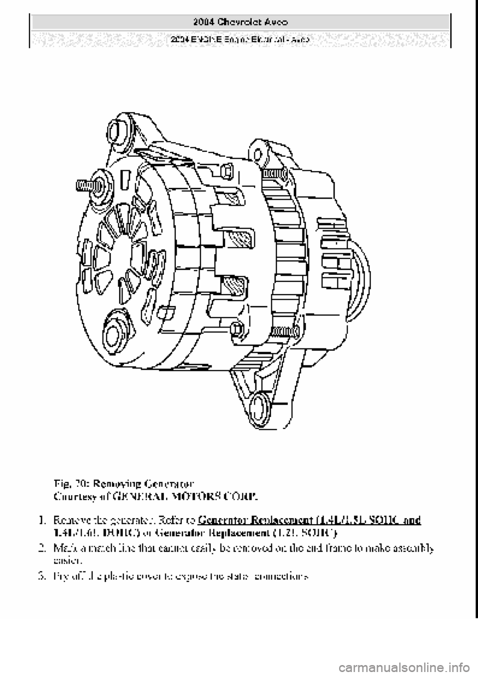 CHEVROLET AVEO 2002 Service Repair Manual CHEVROLET AVEO 2002 Service Repair Manual