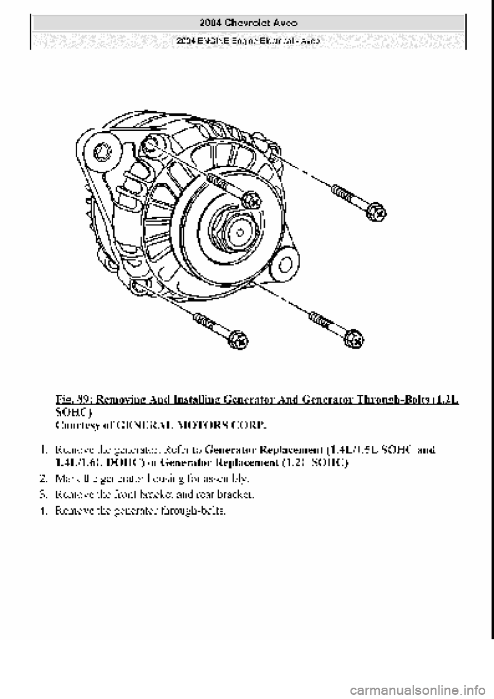 CHEVROLET AVEO 2002 Service Repair Manual CHEVROLET AVEO 2002 Service Repair Manual