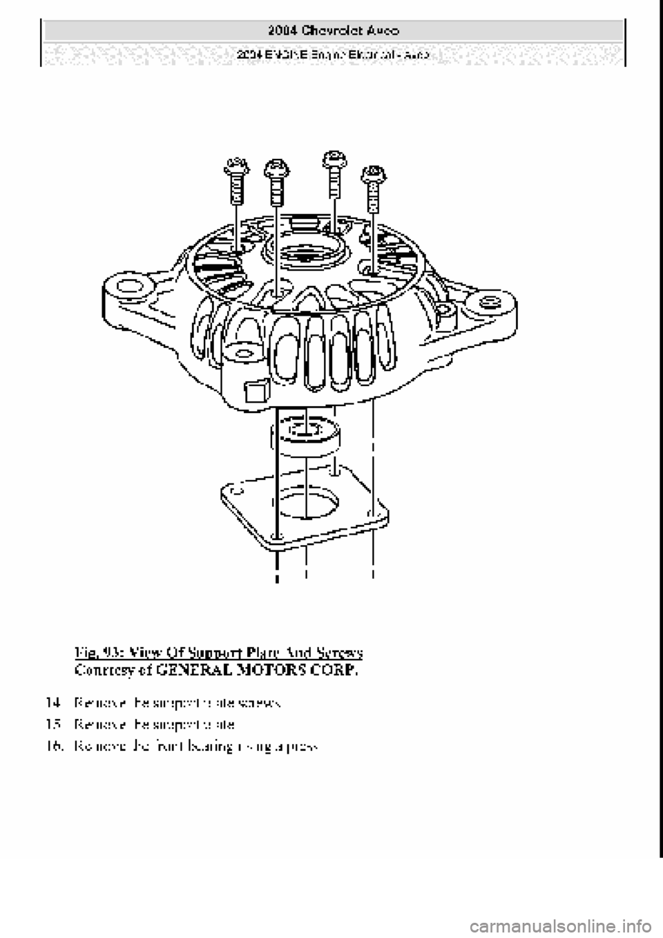 CHEVROLET AVEO 2002 Service Repair Manual CHEVROLET AVEO 2002 Service Repair Manual