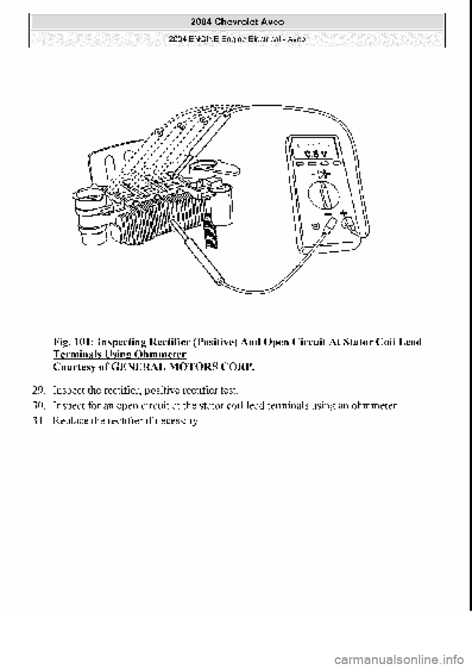CHEVROLET AVEO 2002 Service Repair Manual CHEVROLET AVEO 2002 Service Repair Manual