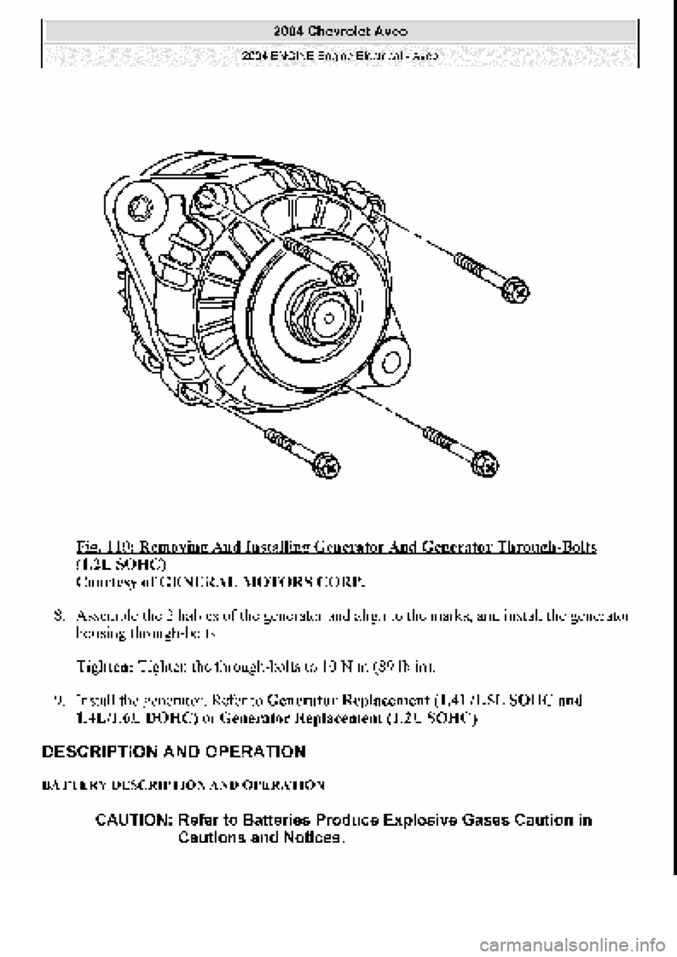 CHEVROLET AVEO 2002 Service Repair Manual CHEVROLET AVEO 2002 Service Repair Manual