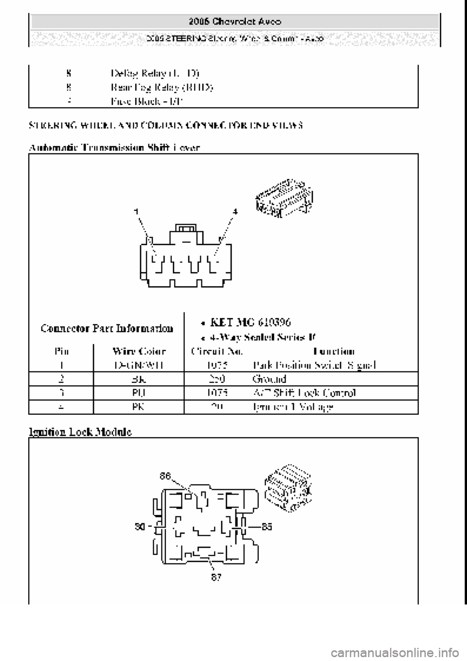 CHEVROLET AVEO 2002 Service Repair Manual CHEVROLET AVEO 2002 Service Repair Manual