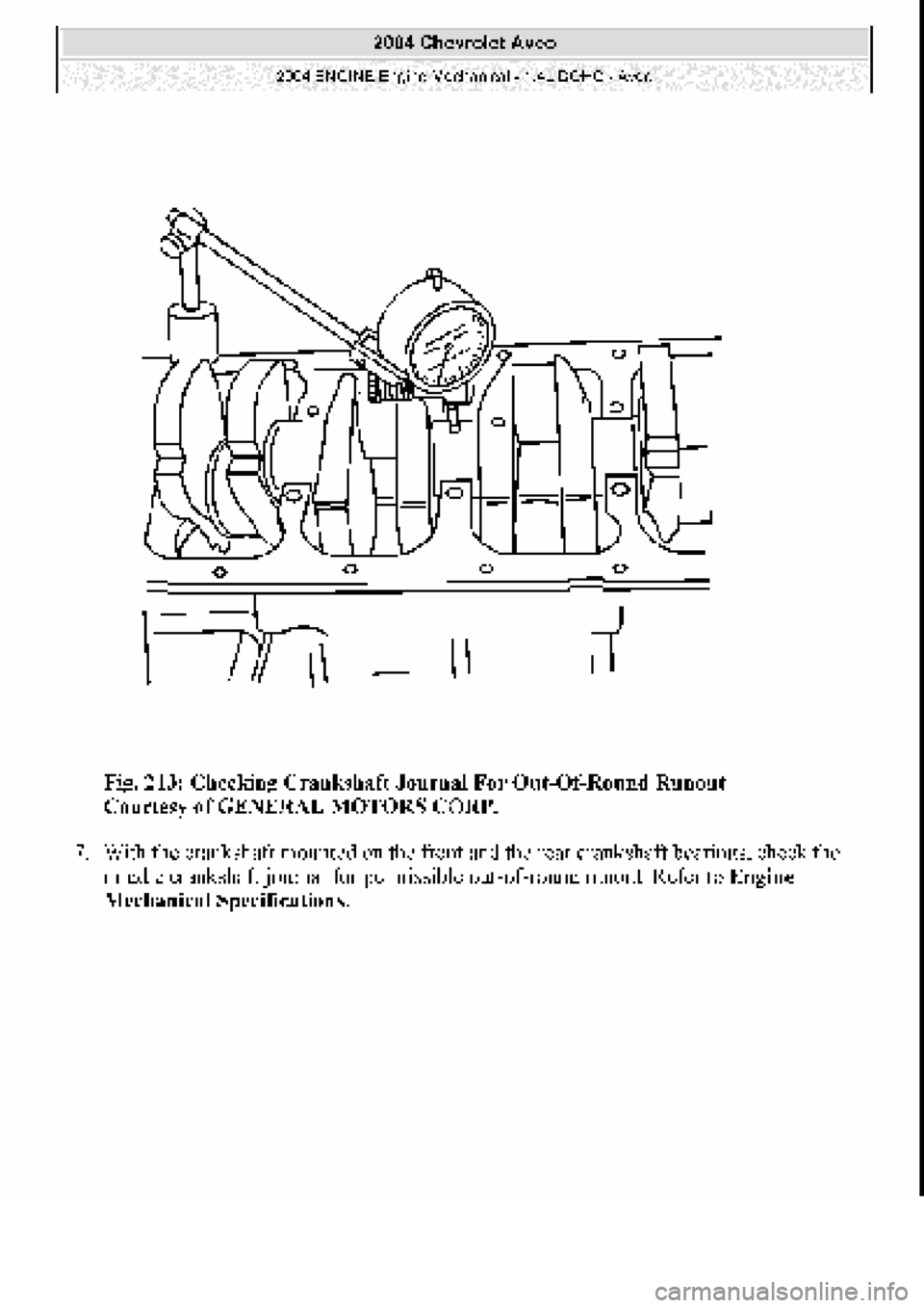 CHEVROLET AVEO 2002 Service Repair Manual CHEVROLET AVEO 2002 Service Repair Manual