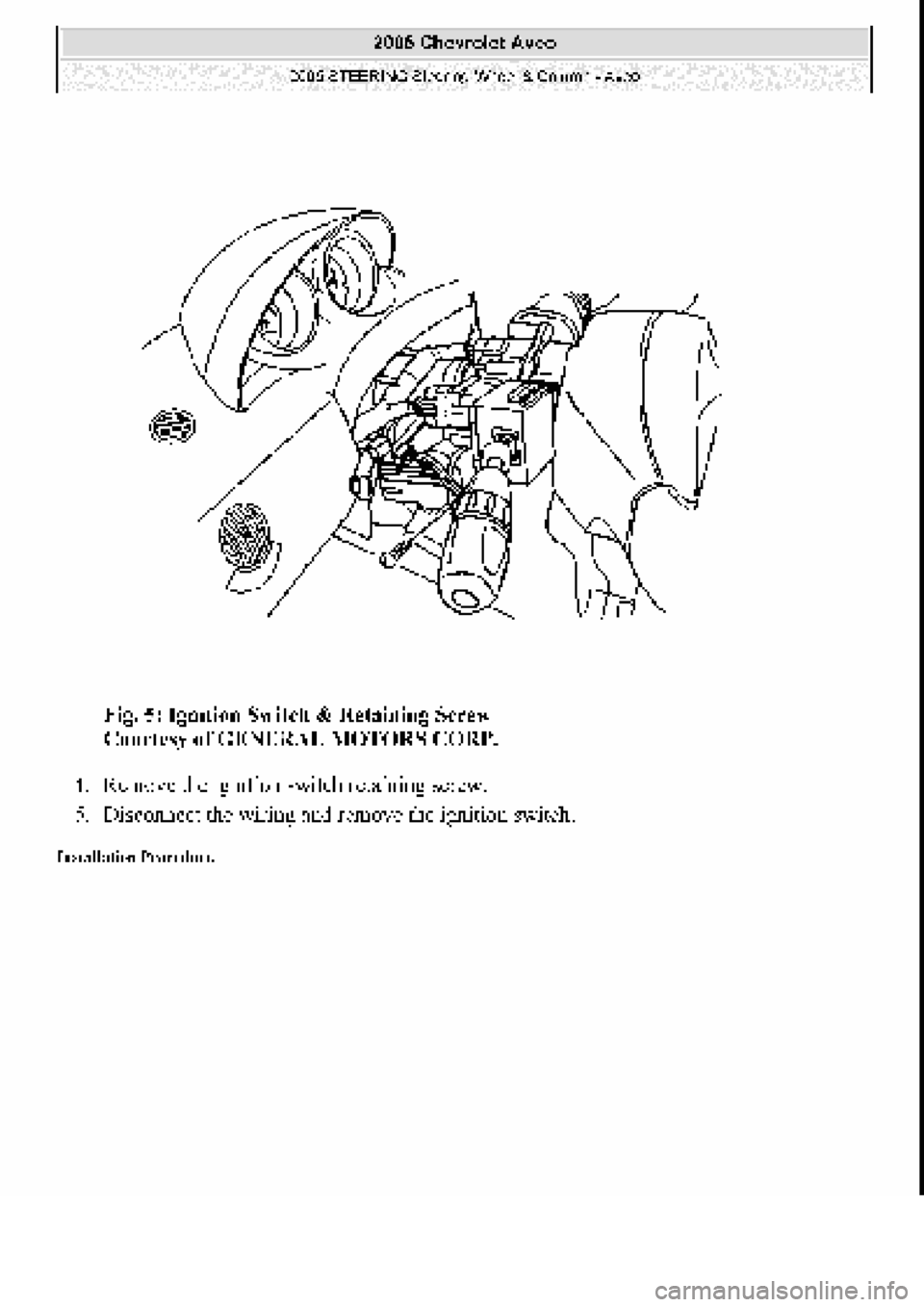 CHEVROLET AVEO 2002 Service Repair Manual CHEVROLET AVEO 2002 Service Repair Manual