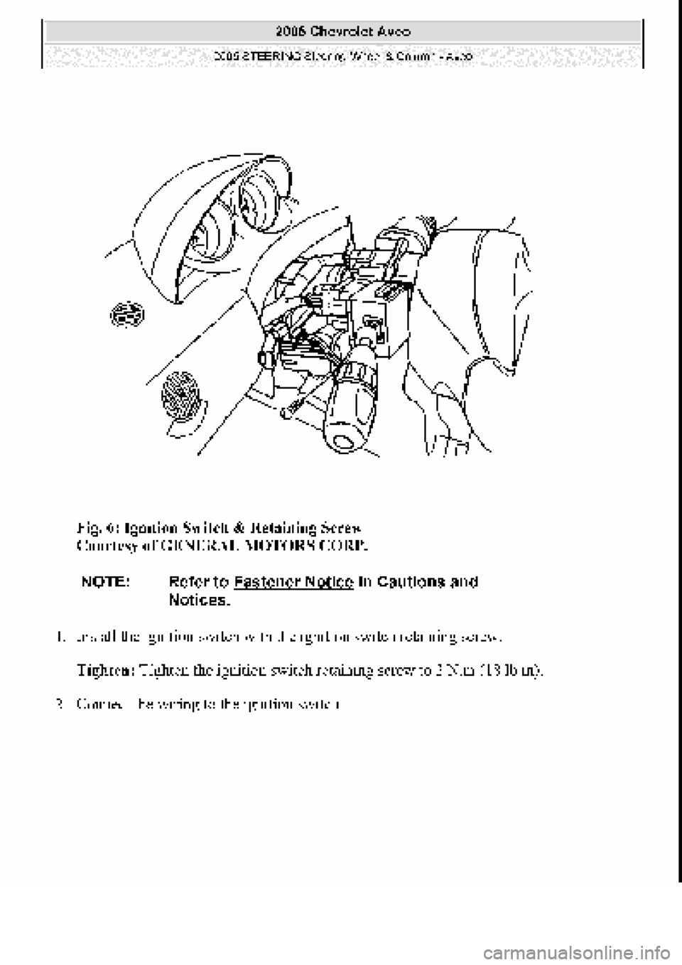 CHEVROLET AVEO 2002 Service Repair Manual CHEVROLET AVEO 2002 Service Repair Manual
