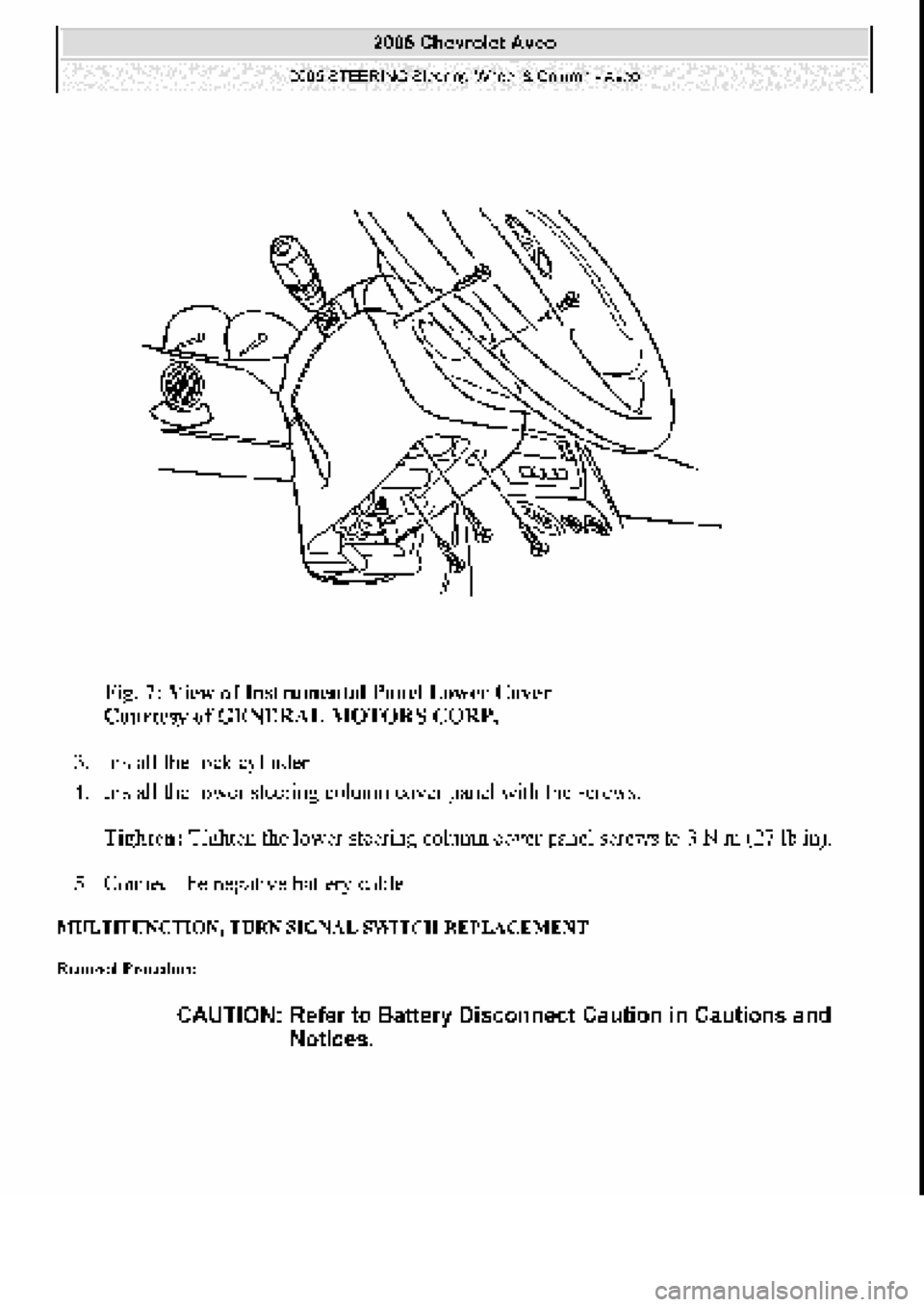 CHEVROLET AVEO 2002 Service Repair Manual CHEVROLET AVEO 2002 Service Repair Manual