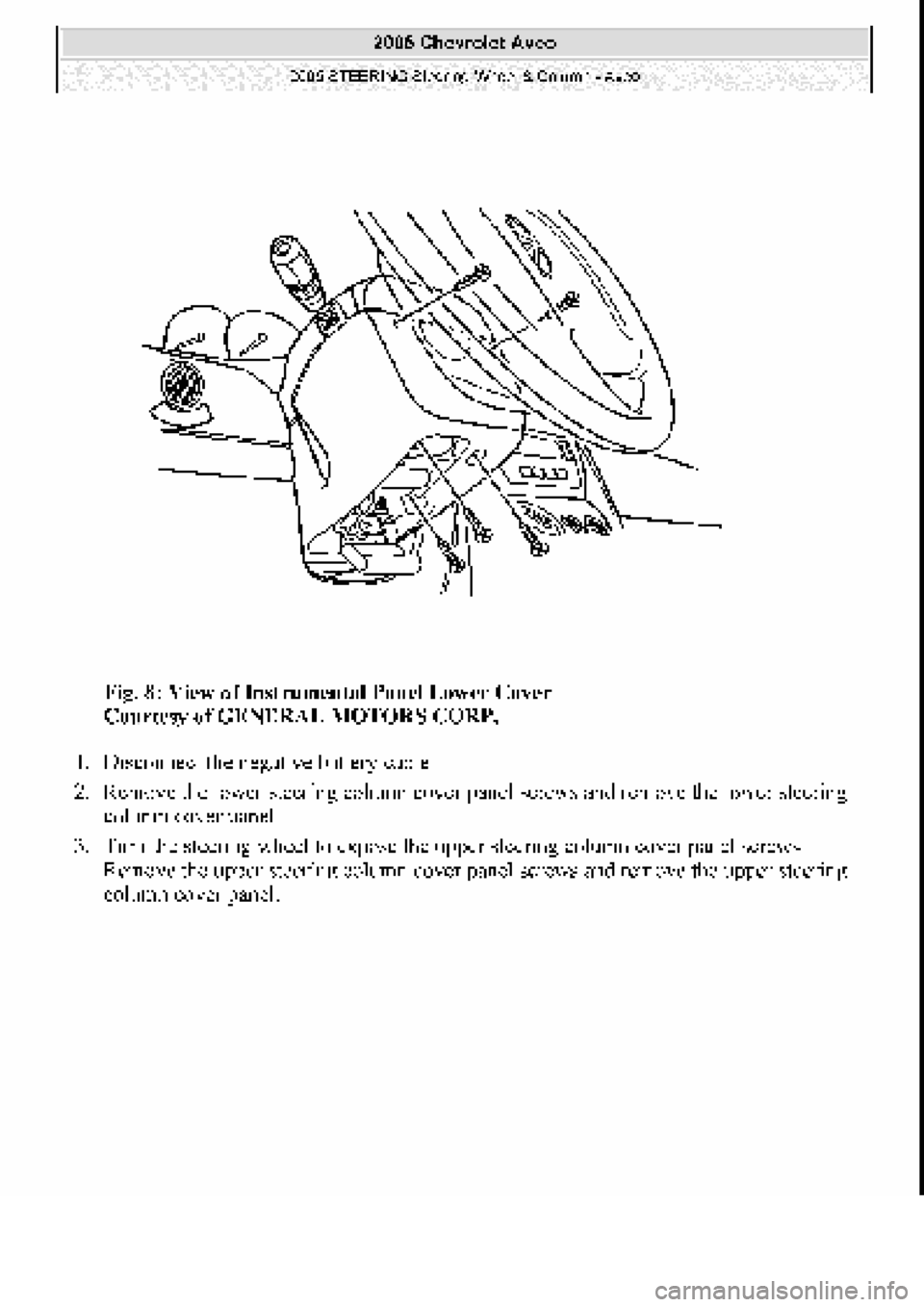 CHEVROLET AVEO 2002 Service Repair Manual CHEVROLET AVEO 2002 Service Repair Manual