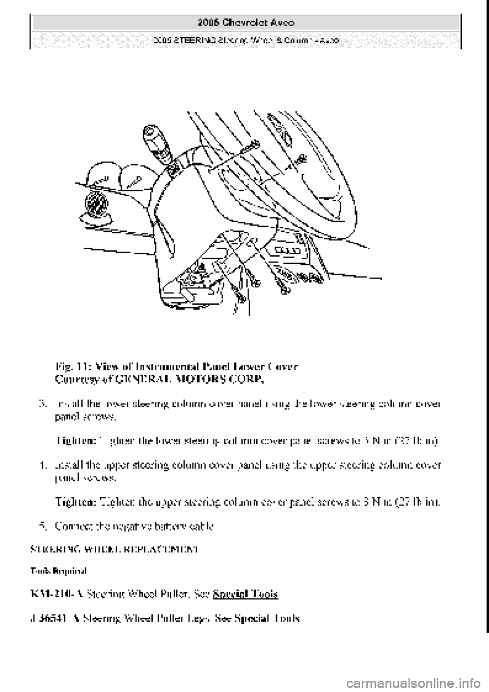 CHEVROLET AVEO 2002 Service Repair Manual CHEVROLET AVEO 2002 Service Repair Manual