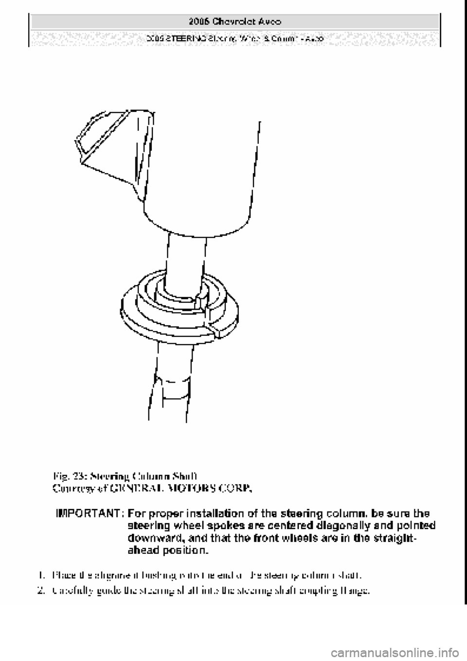 CHEVROLET AVEO 2002 Service Repair Manual CHEVROLET AVEO 2002 Service Repair Manual
