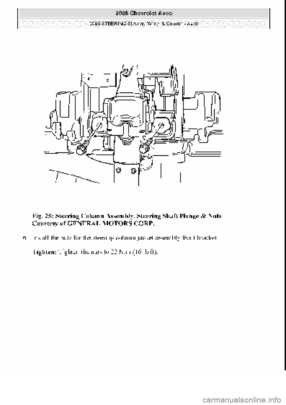 CHEVROLET AVEO 2002 Service Repair Manual CHEVROLET AVEO 2002 Service Repair Manual
