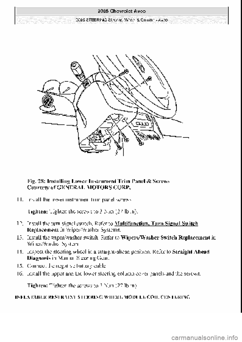 CHEVROLET AVEO 2002 Service Repair Manual CHEVROLET AVEO 2002 Service Repair Manual