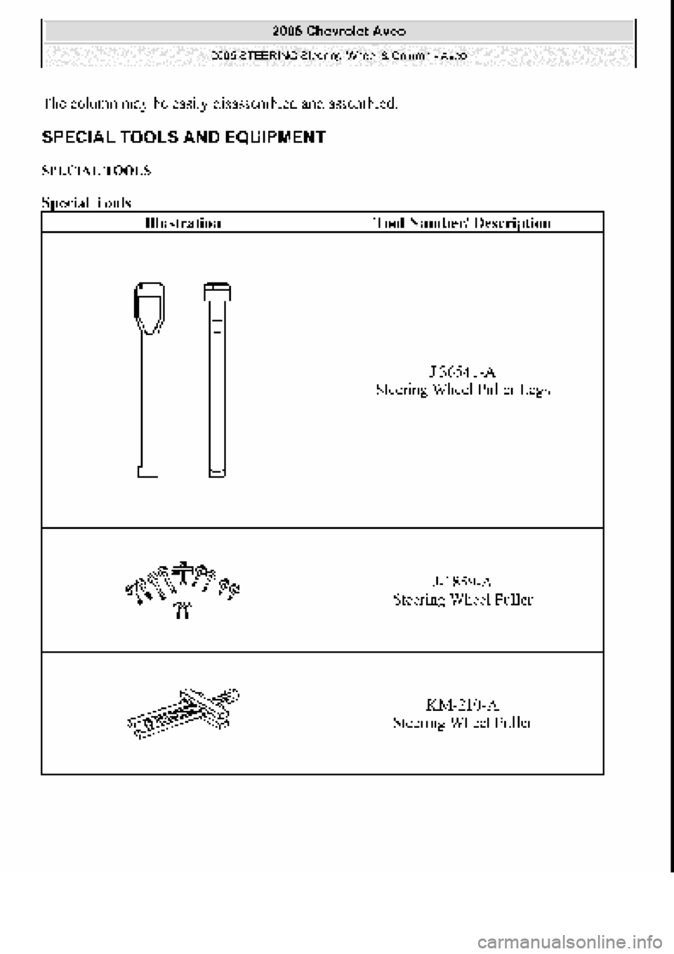 CHEVROLET AVEO 2002 Service Repair Manual CHEVROLET AVEO 2002 Service Repair Manual