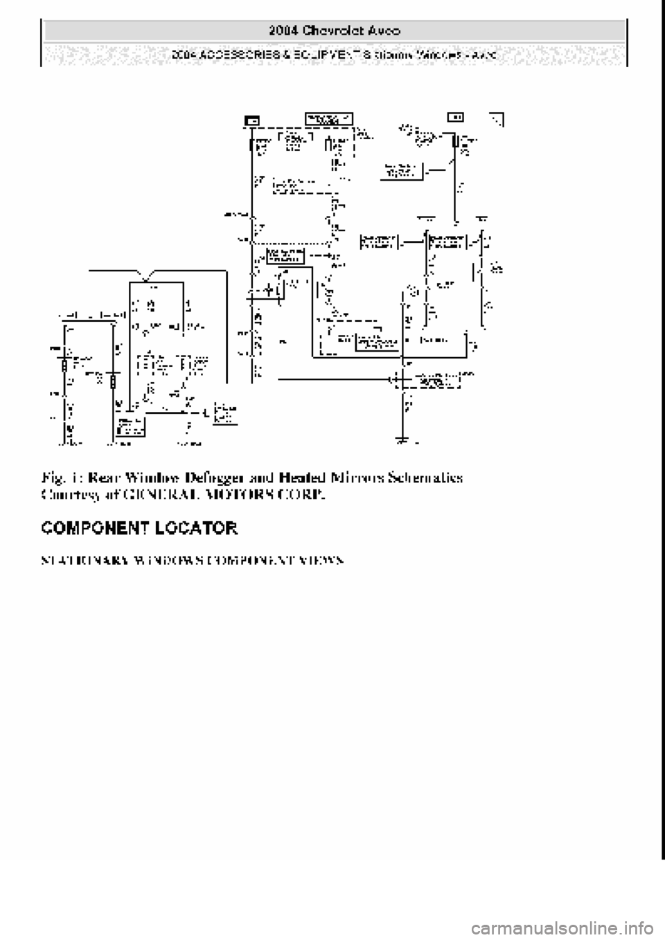 CHEVROLET AVEO 2002 Service Repair Manual CHEVROLET AVEO 2002 Service Repair Manual
