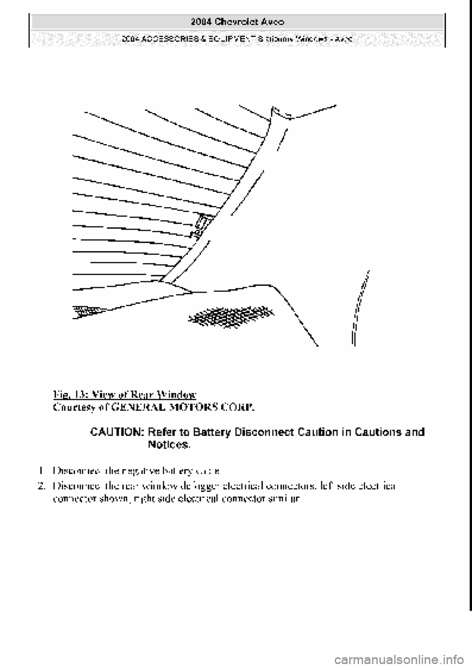 CHEVROLET AVEO 2002 Service Repair Manual CHEVROLET AVEO 2002 Service Repair Manual