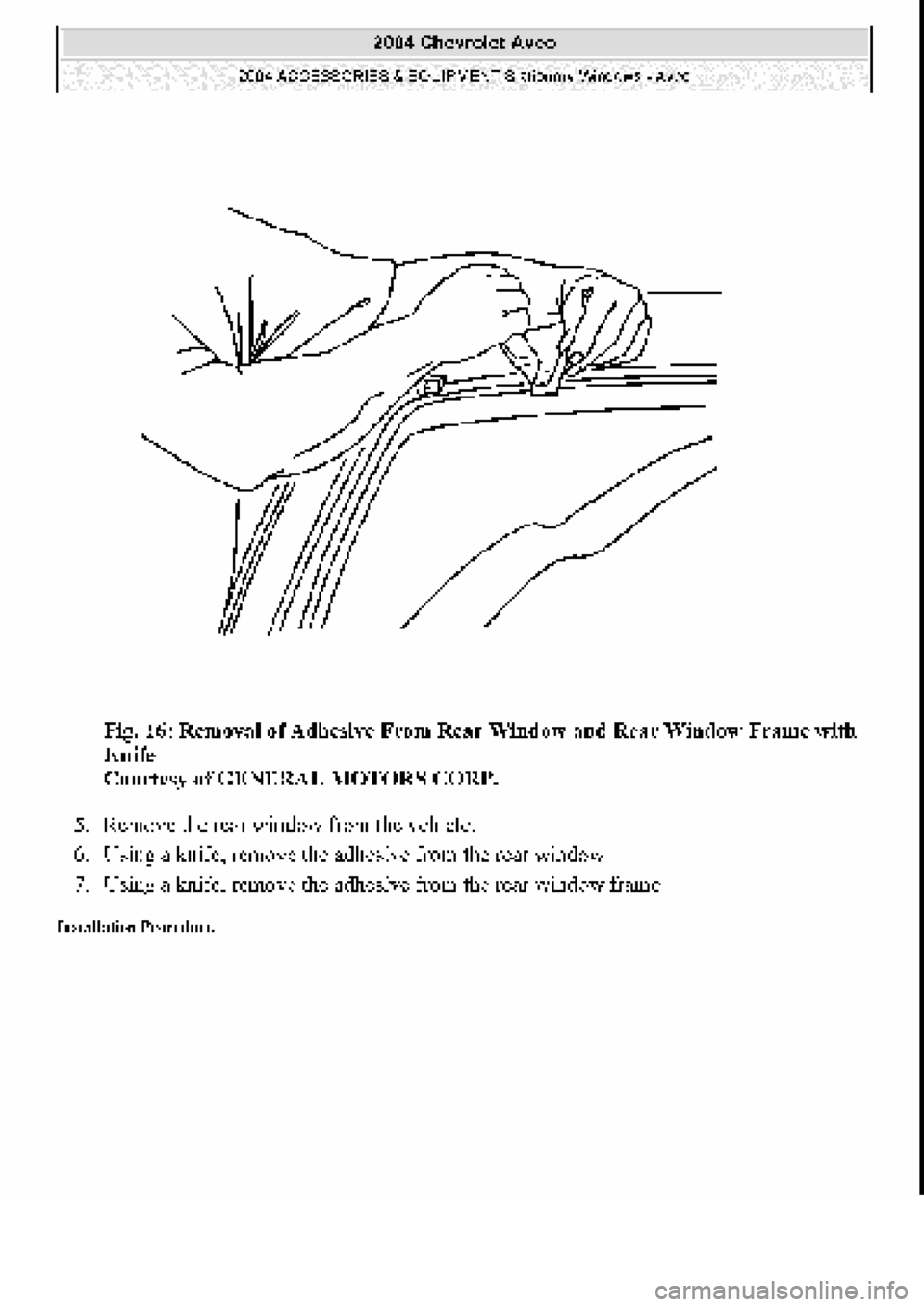 CHEVROLET AVEO 2002 Service Repair Manual CHEVROLET AVEO 2002 Service Repair Manual