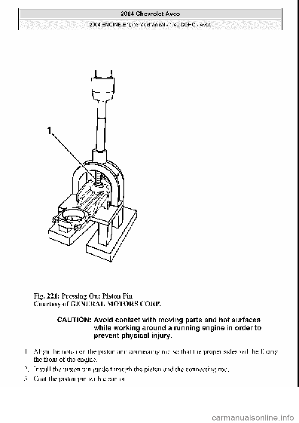 CHEVROLET AVEO 2002 Service Repair Manual CHEVROLET AVEO 2002 Service Repair Manual