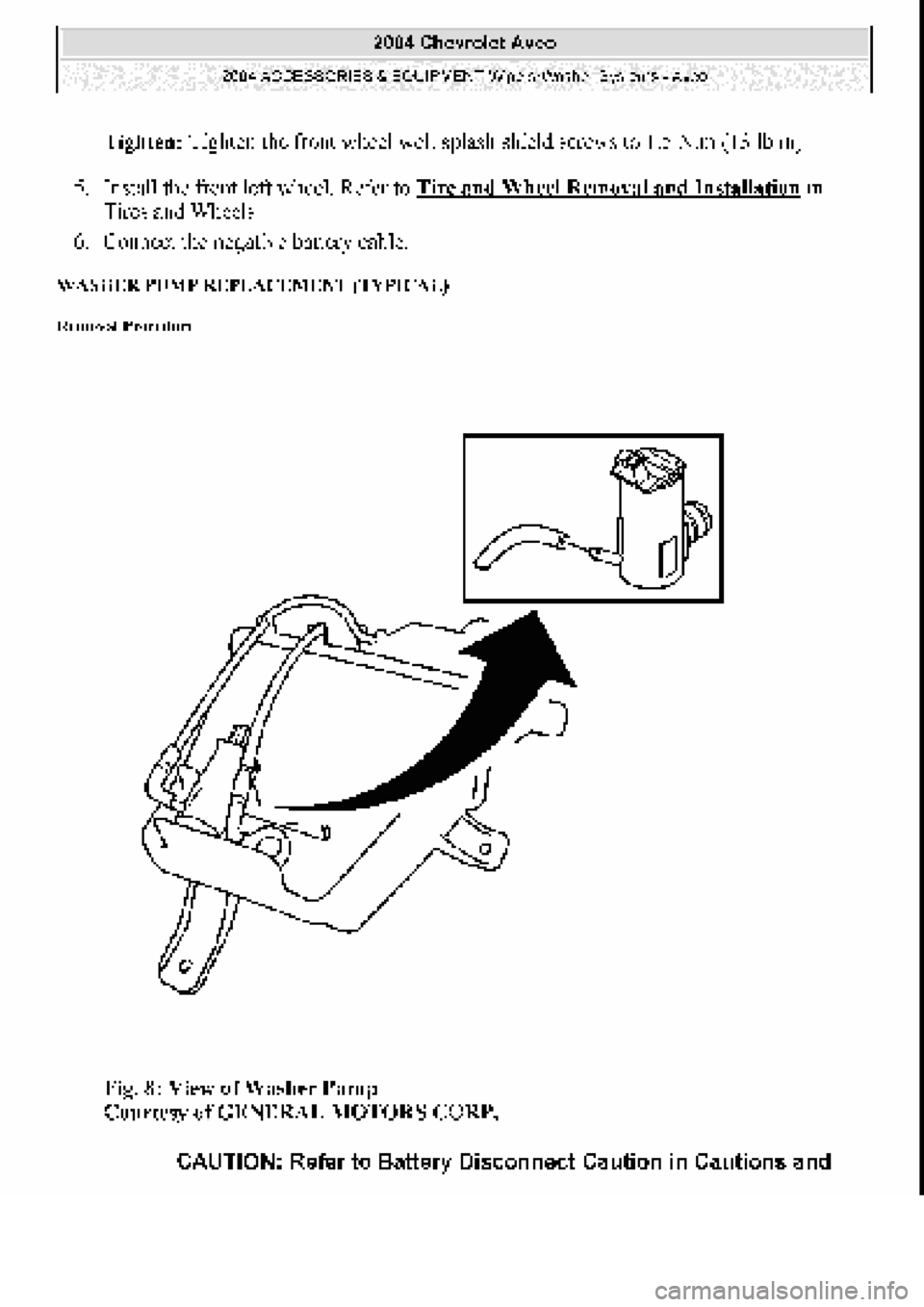CHEVROLET AVEO 2002 Service Repair Manual CHEVROLET AVEO 2002 Service Repair Manual