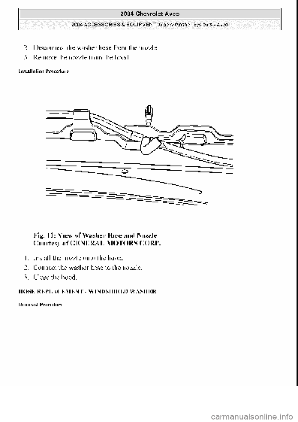 CHEVROLET AVEO 2002 Service Repair Manual CHEVROLET AVEO 2002 Service Repair Manual