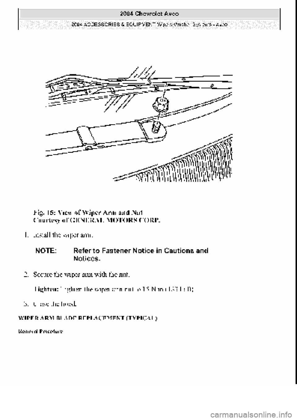 CHEVROLET AVEO 2002 Service Repair Manual CHEVROLET AVEO 2002 Service Repair Manual