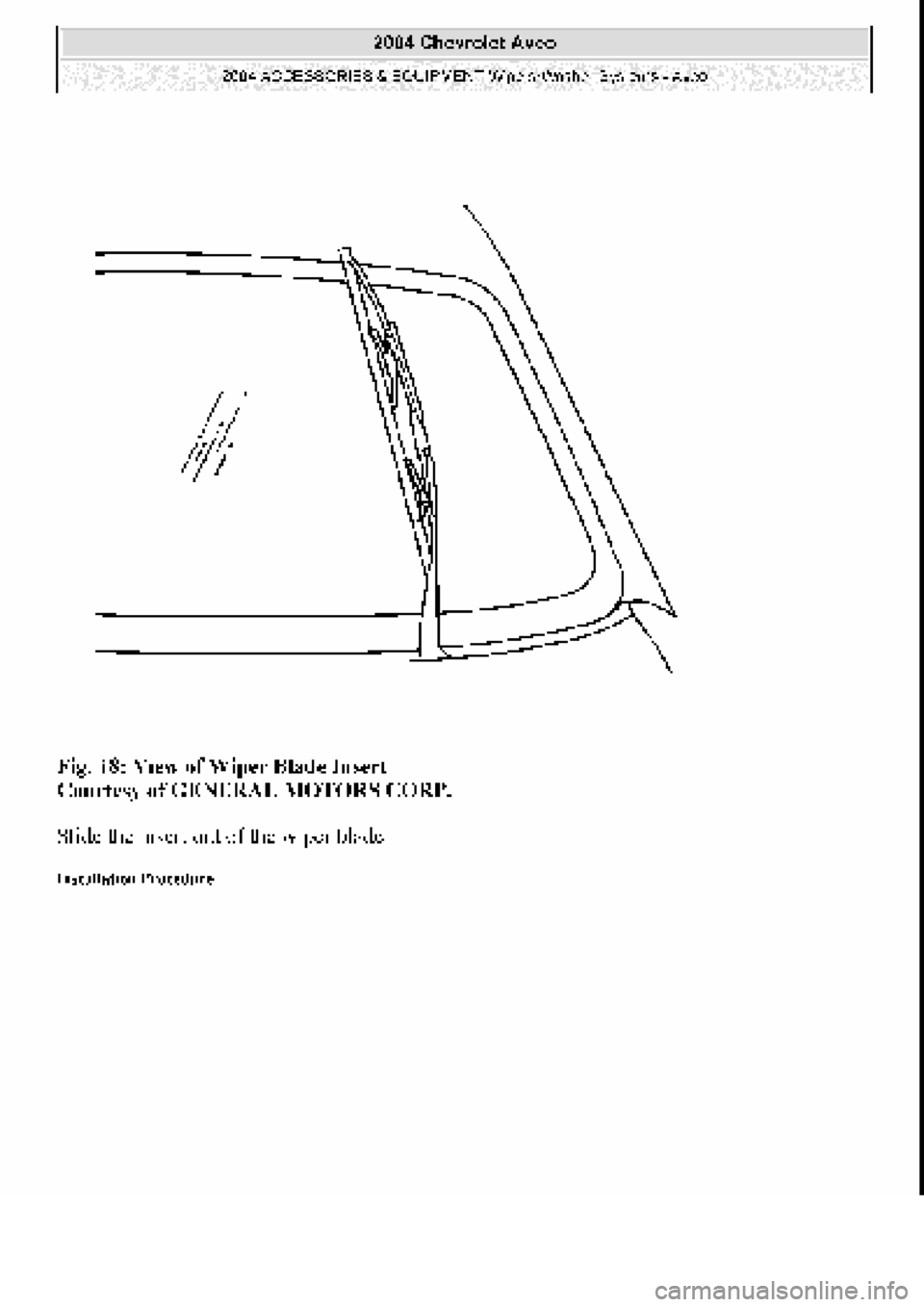 CHEVROLET AVEO 2002 Service Repair Manual CHEVROLET AVEO 2002 Service Repair Manual